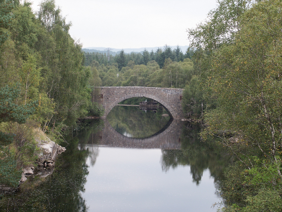 Old Ceannacroc Bridge over River Moriston, Glenmoriston